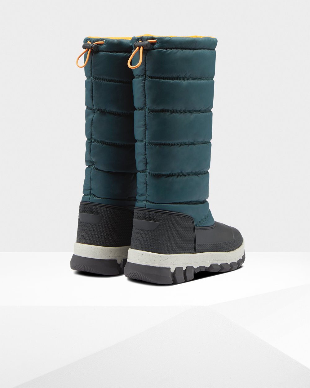 Snow Boots Dam - Hunter Original Insulated Tall - Gröna/Grå - 283750-TRJ